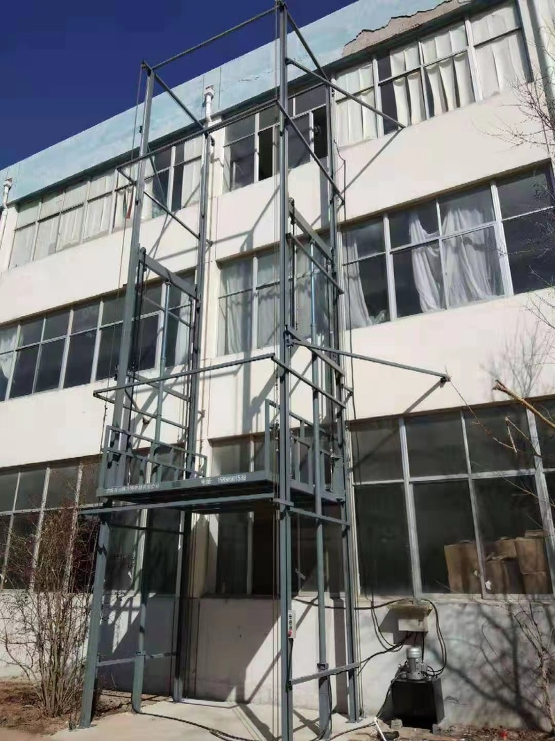 河池室外贴墙货梯